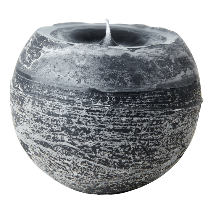 COTE NORD Ball candle M, Grey