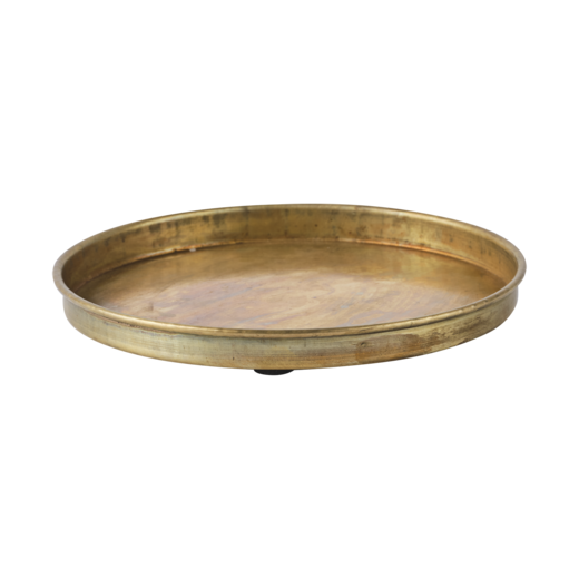 LYRA Tray, Brass colour