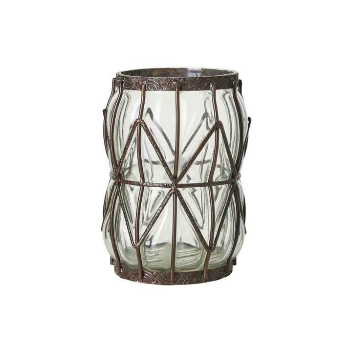 BELLE Vase, Clear/brown