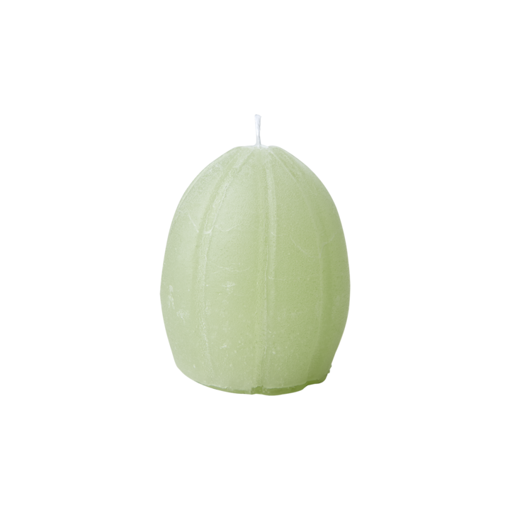 DECO Egg with stripes, Dusty green