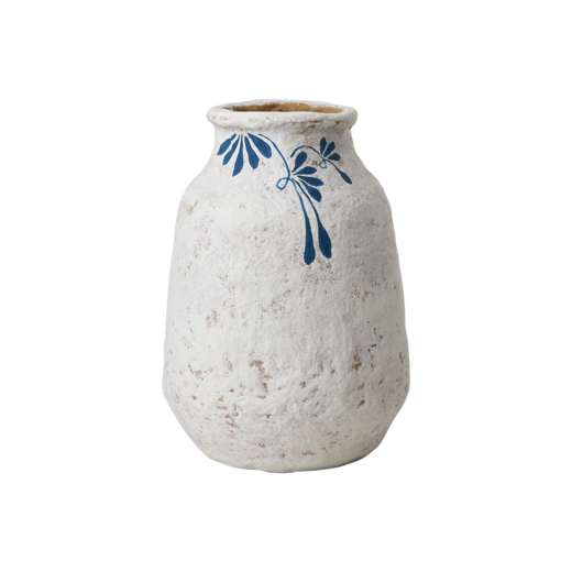 ANGUS Vas, Elfenben/blå