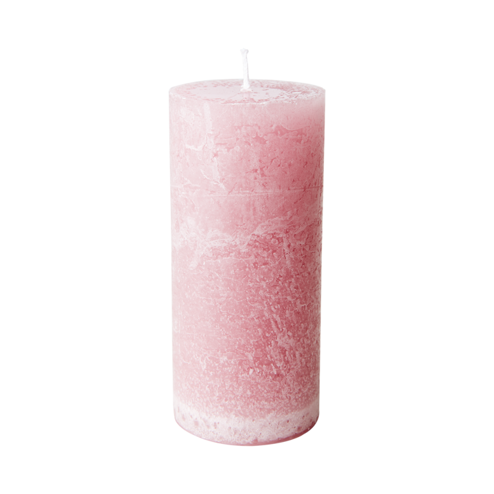 COTE NORD Pillar candle, Old rose