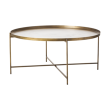 THOMAS Table, Brass colour