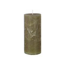 COTE NORD Pillar candle, Moss green