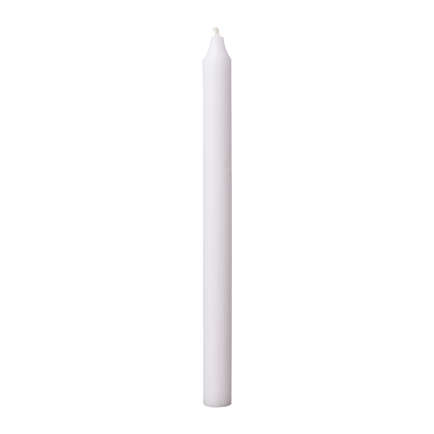 RUSTIC Taper candle, White Affari of Sweden