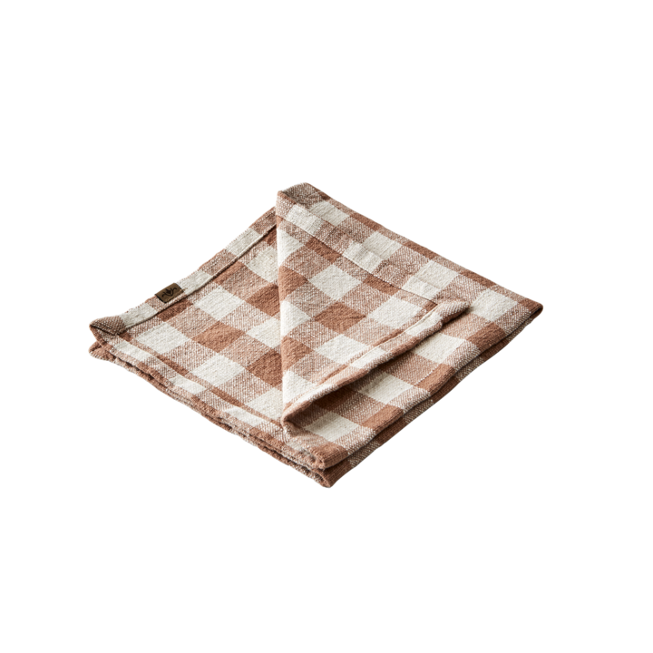 INGRID Napkin, Rust/off white