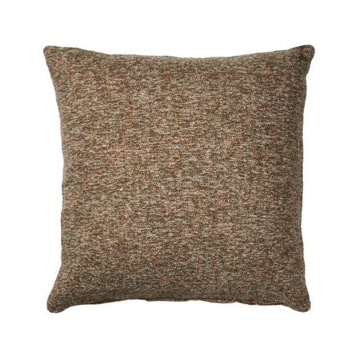NINA Cushion cover, Olive green/coral