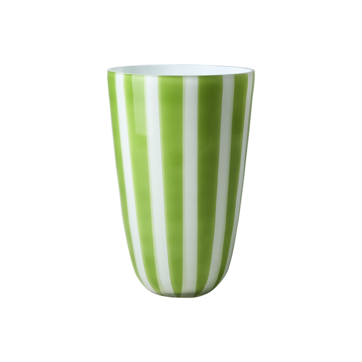 CIRCUS Vase, Green/white