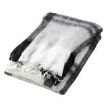FRASSE Blanket, Black/grey/white