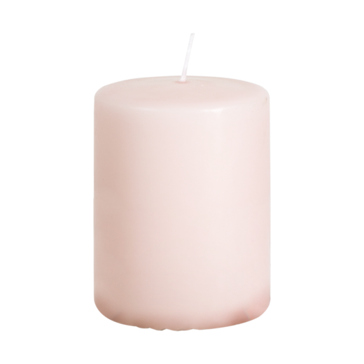 SKYLINE Pillar candle, Dusty pink