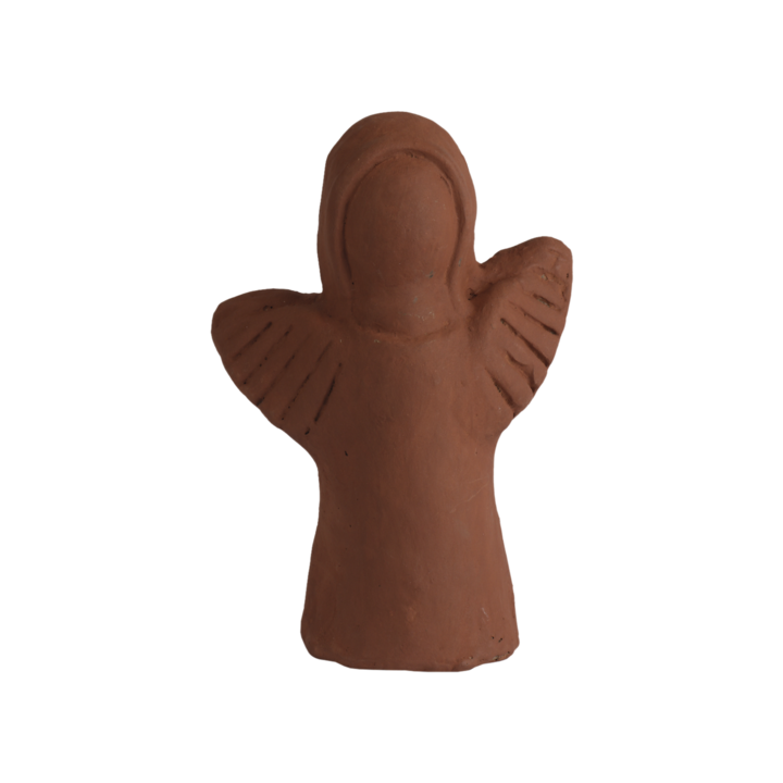 THEO Decoration angel, Terracota