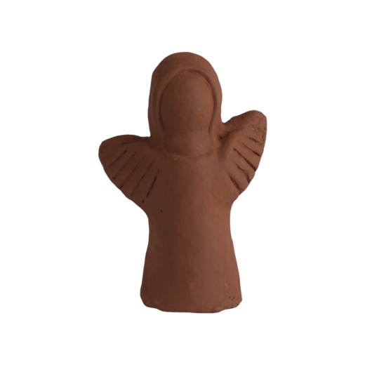 THEO Decoration angel, Terracota