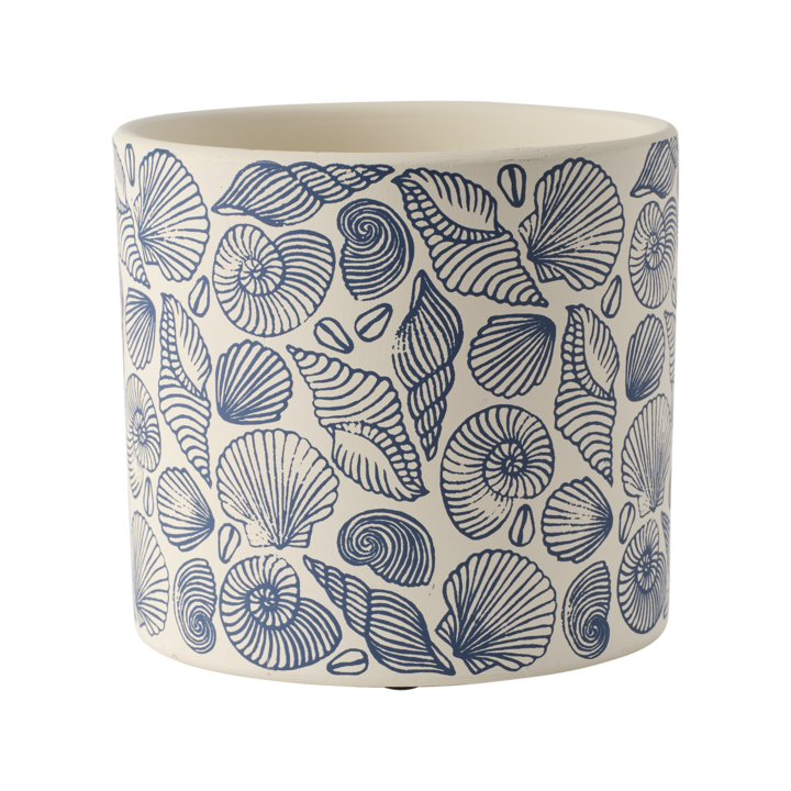 FISH Topf, Blau/elfenbein