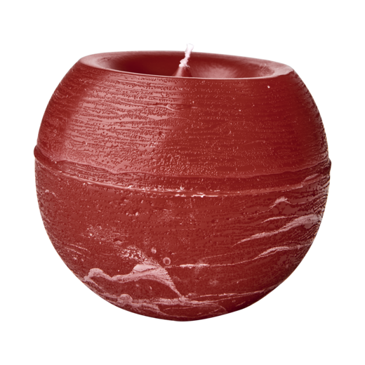 COTE NORD Ball candle M, Red