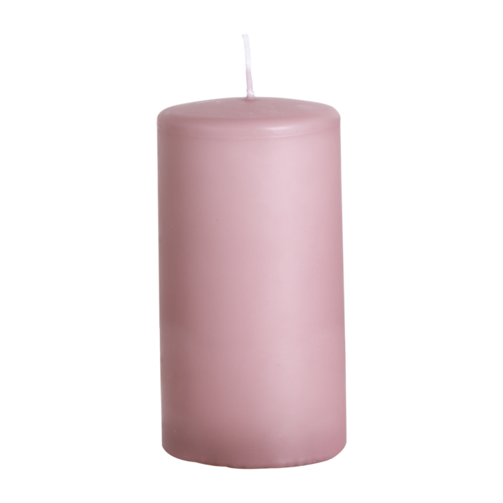 SKYLINE Pillar candle, Vintage purple