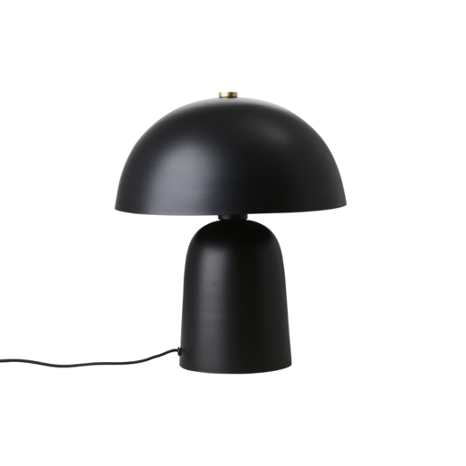 FUNGI Tischlampe M, Schwarz