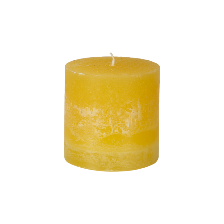 COTE NORD Pillar candle, Light yellow