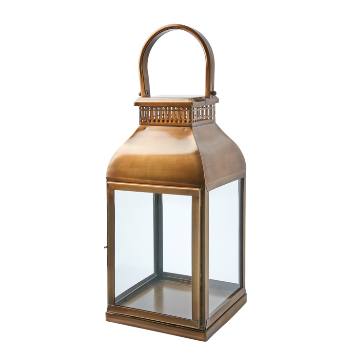 CLINTON Lantern M, Brass colour