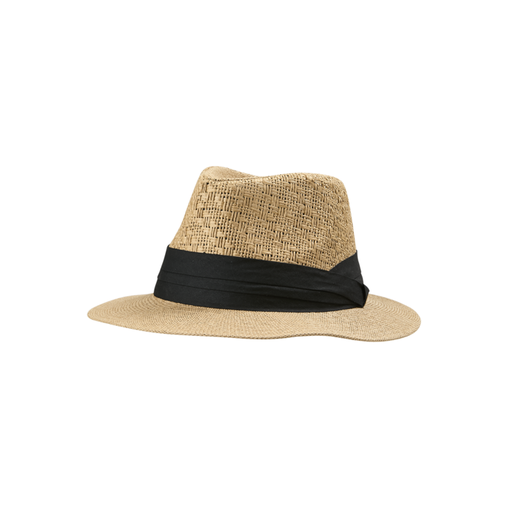 SAN REMO Straw hat, Natural/black