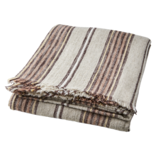 HILDA Blanket/tablecloth, Natural/brown/pink/yellow