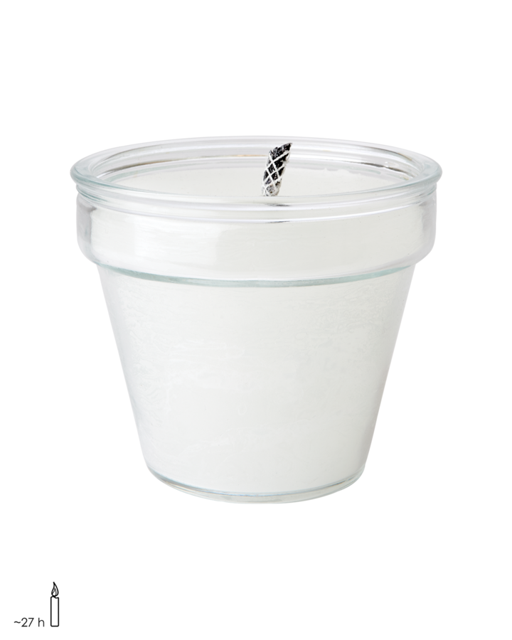 EVENT Uteljus i kruka M, Klar/Vit