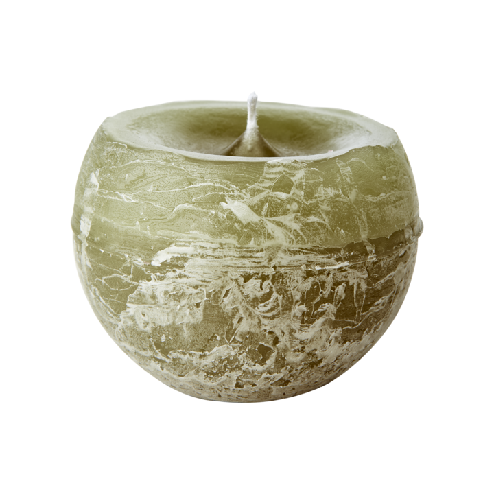 COTE NORD Ball candle S, Moss green