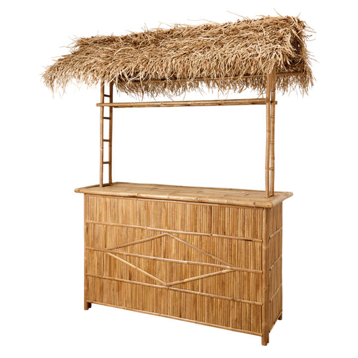 ANTONIO Bar with grass roof, Natural
