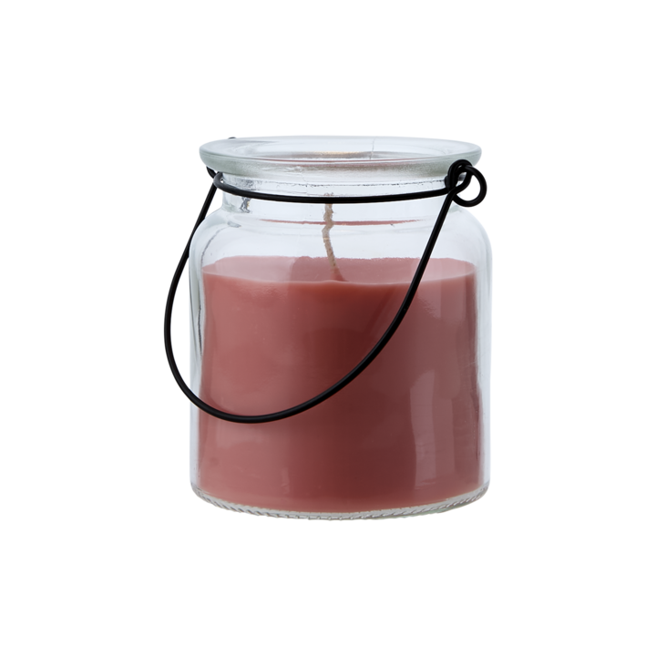 ICON Candle, Clear/pink