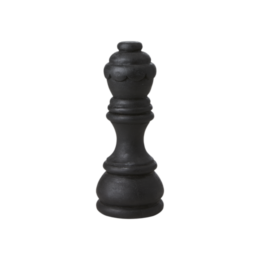 CHESS Pieza de ajedrez decorativa, Negro
