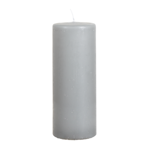 SKYLINE Pillar candle, Graphite grey