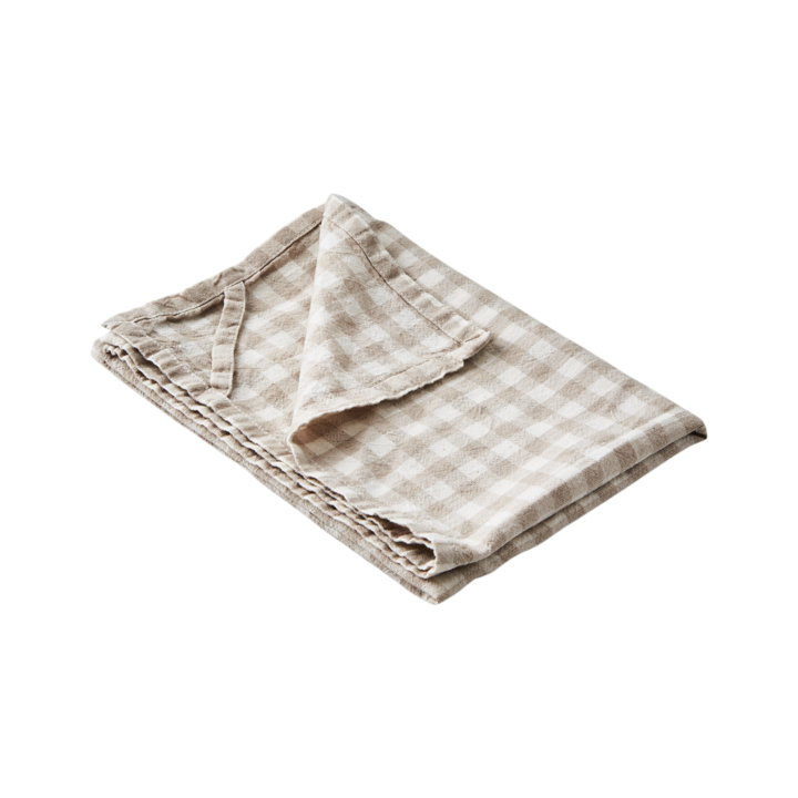 ELSA Kitchen towel, 3-pack, Beige/white