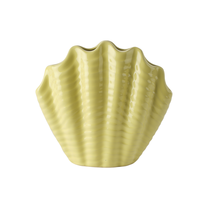 SHELL Vase, Yellow