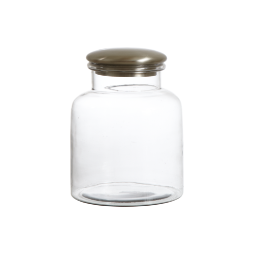 BELLA Jar with lid M, Clear