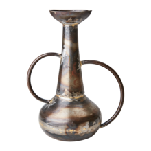 INKA Vase, Grau/silber