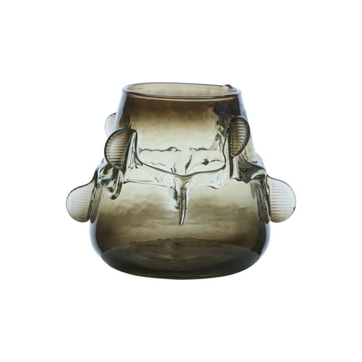 MIMOSA Teelichthalter, Braun