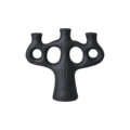 ELIS Candle holder, Black
