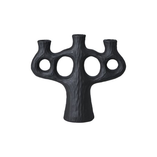 ELIS Candle holder, Black
