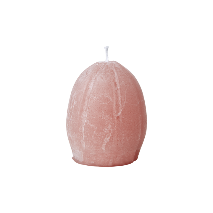 DECO Egg with stripes, Dusty pink
