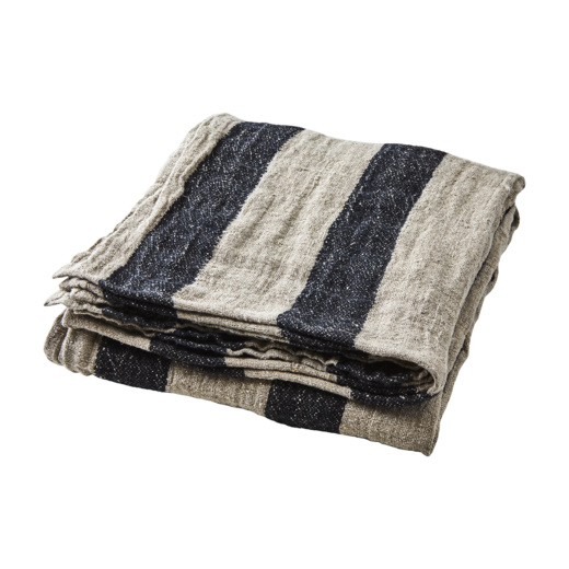 SIGNE Tablecloth, Black/natural