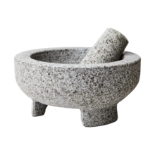 THYME Mortar with pestle, Grey