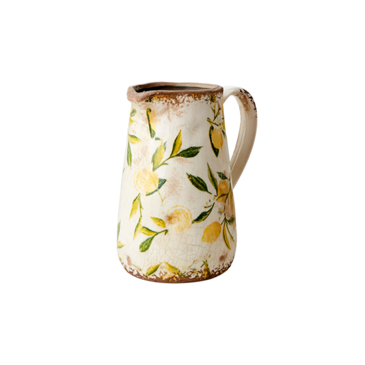 LEMONA Kanne S, Weiß/grün/gelb