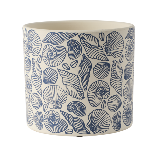 FISH Pot, Blue/off white