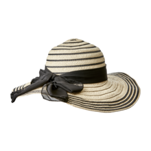 SAN REMO Straw hat, Natural/black