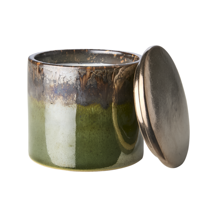 HOMELY Doftljus Vanilla cream, Grön/brun