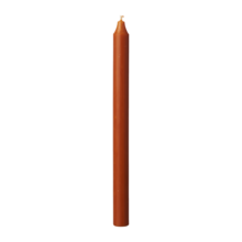 RUSTIC Taper candle, Toffee