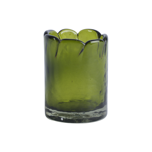 WAVE Tea light holder, Green