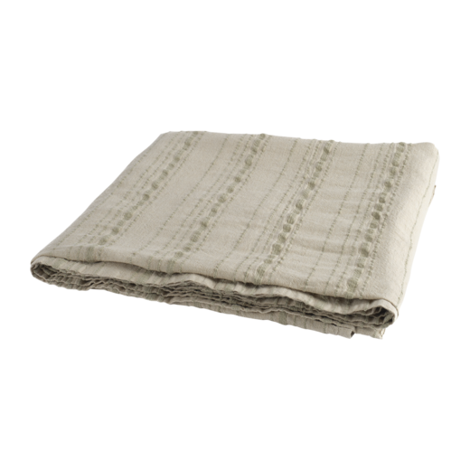 MIRIAM Tablecloth, Natural/green