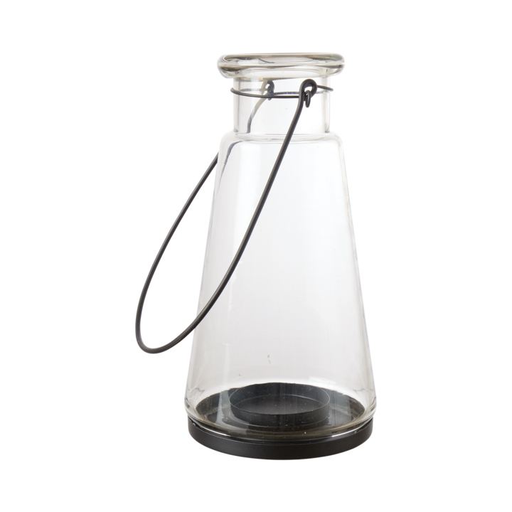 HELEN Hanging lantern, Clear/black