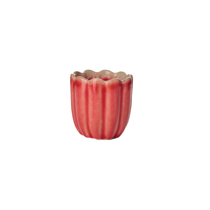 HULDA Egg cup, Rouge corail