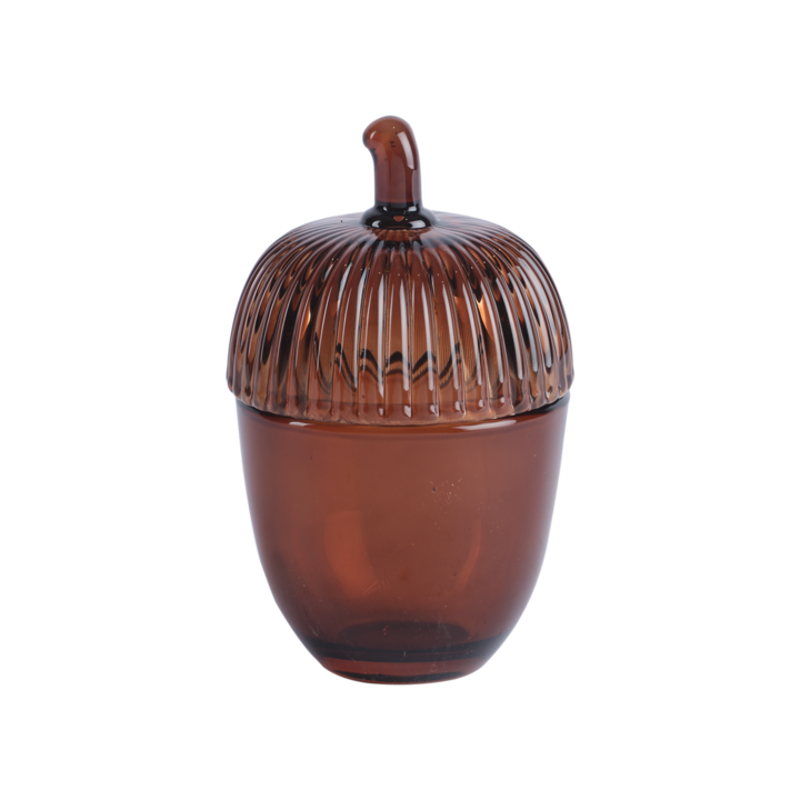 ROMANCE Pot avec couvercle, Marron